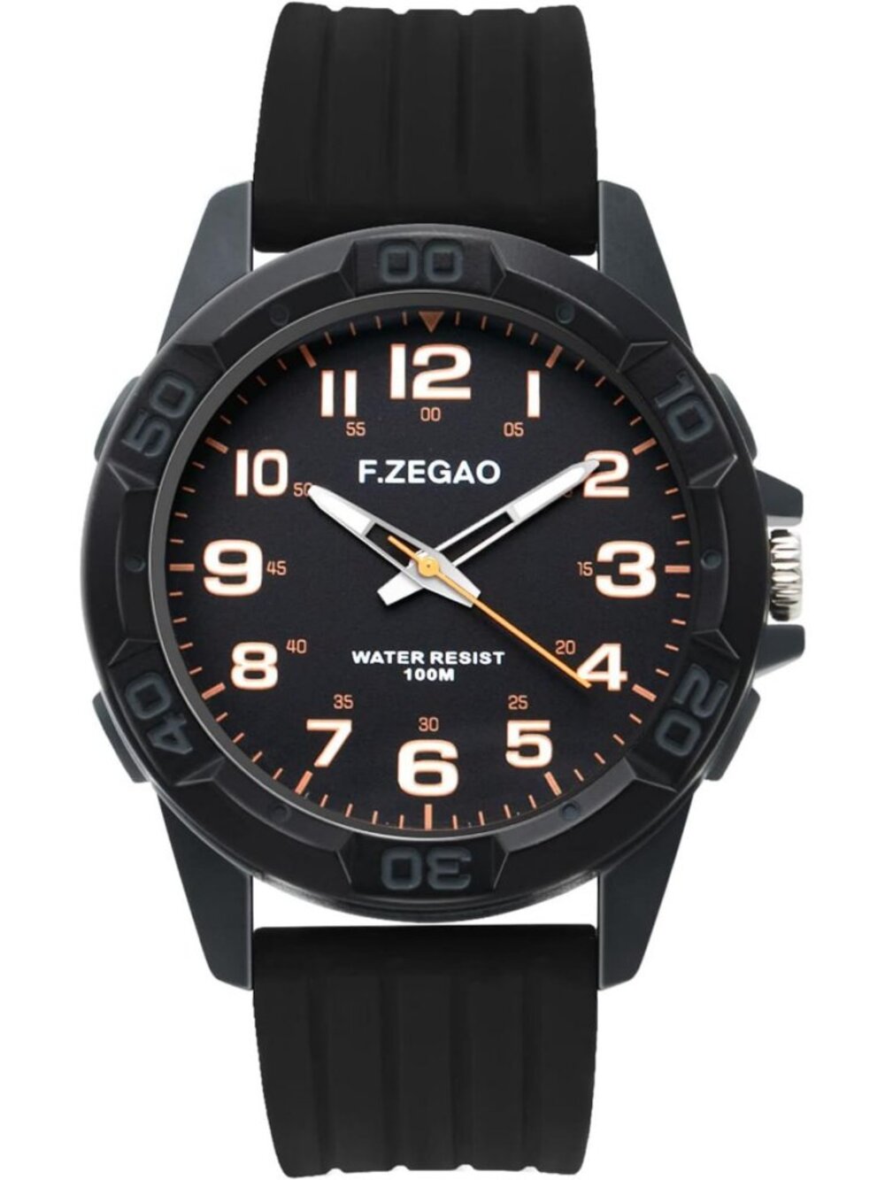 Waterproof 100M Swimming Watch, Easy Read Unisex Analog Diver, 45mm Diameter